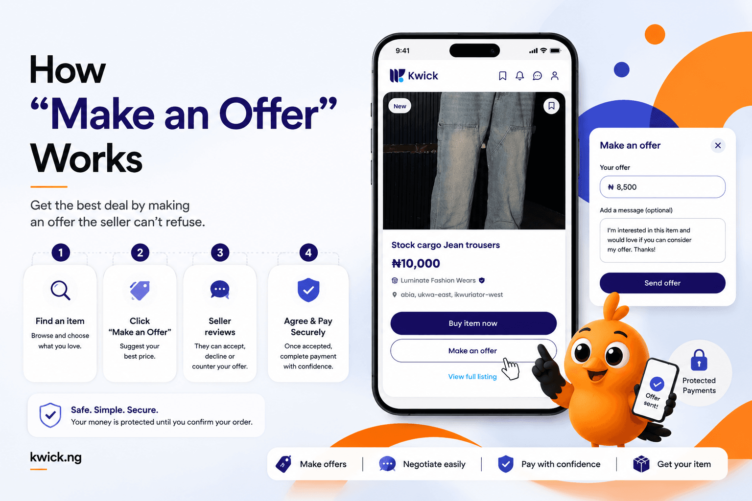 How "Make an Offer" Works on Kwick
